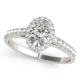 Engagement Rings Halo Oval - TN50917-E